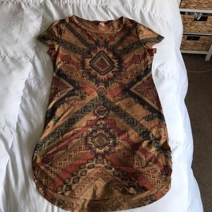 Tribal print shirt/dress